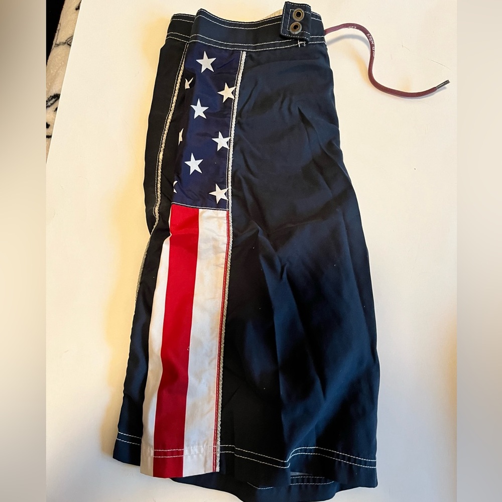 American USA Swim Trunks (Kids Size 14)